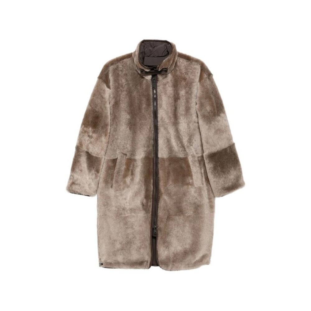 Brunello Cucinelli Neutrals Jackets - Faux Fur & Shearling Jackets Women